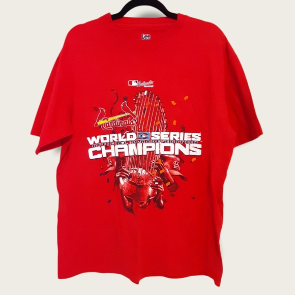 VINTAGE 2006 ST. LOUIS CARDINALS WORLD SERIES TEE - Picture 1 of 5